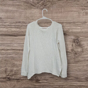 Velvet By Graham & Spencer Asymmetrical Textured Sweater Size Small Side Slits